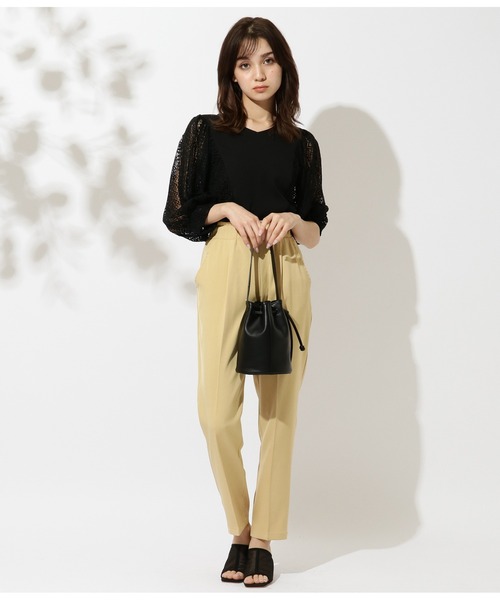 CHILLE(チル)の「シースルースクエアトゥサンダル(サンダル・レディース・ブラック/アイボリー・LL/S/M/L)」の8枚目の写真