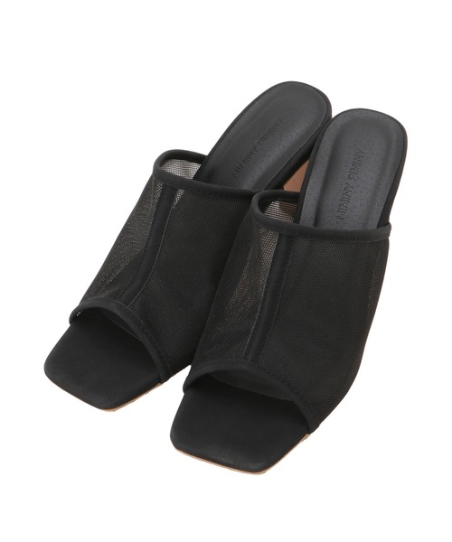 CHILLE(チル)の「シースルースクエアトゥサンダル(サンダル・レディース・ブラック/アイボリー・LL/S/M/L)」の12枚目の写真