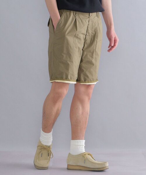 SHIPS(シップス)の「SHIPS: ダブルクロス セイル イージーショーツ(チノパンツ・メンズ・ベージュ/ライトオリーブ/ネイビー・SMALL/MEDIUM/LARGE/X-LARGE)」の2枚目の写真