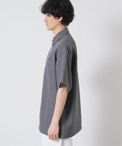 Cal Top(キャルトップ)の「【CALTOP/キャルトップ】別注 SOLID STANDARD シャツ(シャツ/ブラウス・メンズ・ブラック/ホワイト/ブラウン/チャコールグレー/ライトグレー/ネイビー・MEDIUM/LARGE)」の10枚目の写真