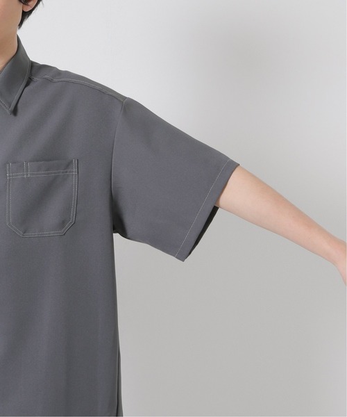 Cal Top(キャルトップ)の「【CALTOP/キャルトップ】別注 SOLID STANDARD シャツ(シャツ/ブラウス・メンズ・ブラック/ホワイト/ブラウン/チャコールグレー/ライトグレー/ネイビー・MEDIUM/LARGE)」の14枚目の写真