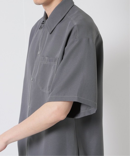 Cal Top(キャルトップ)の「【CALTOP/キャルトップ】別注 SOLID STANDARD シャツ(シャツ/ブラウス・メンズ・ブラック/ホワイト/ブラウン/チャコールグレー/ライトグレー/ネイビー・MEDIUM/LARGE)」の15枚目の写真