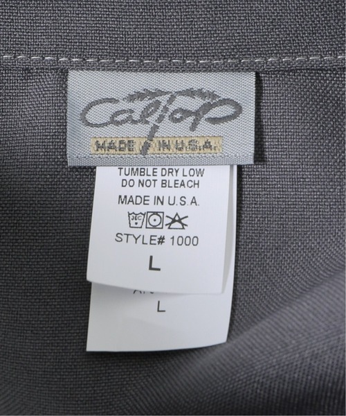 Cal Top(キャルトップ)の「【CALTOP/キャルトップ】別注 SOLID STANDARD シャツ(シャツ/ブラウス・メンズ・ブラック/ホワイト/ブラウン/チャコールグレー/ライトグレー/ネイビー・MEDIUM/LARGE)」の19枚目の写真