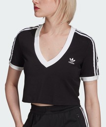 adidas（アディダス）の「アディカラー クラシックス クロップド 半袖Tシャツ / アディダスオリジナルス (レディース)（Tシャツ/カットソー）」