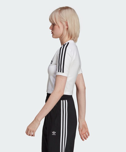 タグ付き　adidas クロップドtシャツ アディダス adidas クロップドTシャツ スタイルアップ 吸汗速乾