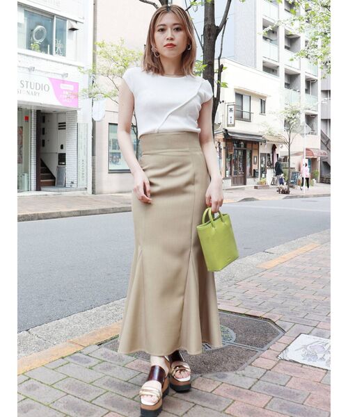 MURUA（ムルーア）の「ウェーブカットニットタンク（タンクトップ・レディース・ホワイト/ブラック/その他1・FREE）」の21枚目の写真