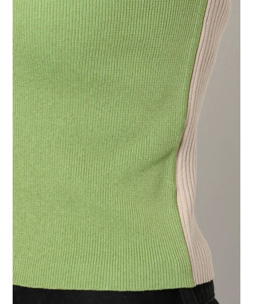 MURUA（ムルーア）の「ウェーブカットニットタンク（タンクトップ・レディース・ホワイト/ブラック/その他1・FREE）」の16枚目の写真