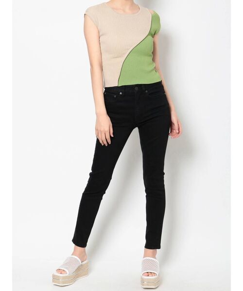 MURUA（ムルーア）の「ウェーブカットニットタンク（タンクトップ・レディース・ホワイト/ブラック/その他1・FREE）」の19枚目の写真