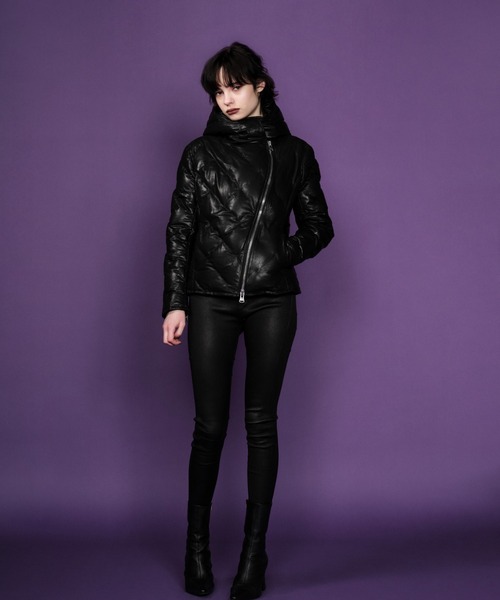 BACKLASH（バックラッシュ）の「Ballet by BACKLASH/バレエ バイ バックラッシュ/Kangaroo down jacket（ダウンジャケット/コート・レディース・ブラック・SMALL/MEDIUM）」の6枚目の写真