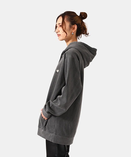 77circa（ナナナナサーカ）の「77circa / ナナナナサーカ：【レディース】o by o embloidery hoody：oo21aw-04[DEA]（パーカー・レディース・ホワイト/グレー系その他・L/M）」の14枚目の写真
