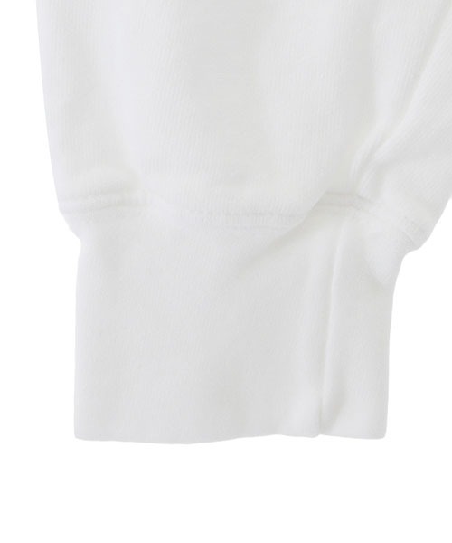 77circa（ナナナナサーカ）の「77circa / ナナナナサーカ：【レディース】o by o embloidery hoody：oo21aw-04[DEA]（パーカー・レディース・ホワイト/グレー系その他・L/M）」の7枚目の写真