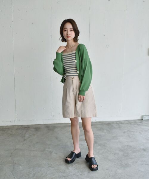 RETRO GIRL（レトロガール）の「麻ライクSPT（その他パンツ・レディース・ブラック/アイボリー/マスタード/グリーン・FREE）」の5枚目の写真