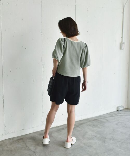 RETRO GIRL（レトロガール）の「麻ライクSPT（その他パンツ・レディース・ブラック/アイボリー/マスタード/グリーン・FREE）」の18枚目の写真