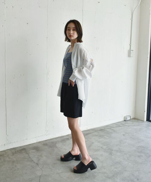 RETRO GIRL（レトロガール）の「麻ライクSPT（その他パンツ・レディース・ブラック/アイボリー/マスタード/グリーン・FREE）」の20枚目の写真