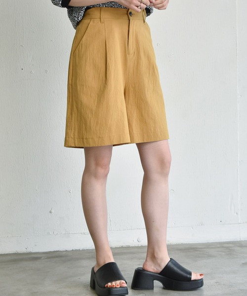 RETRO GIRL（レトロガール）の「麻ライクSPT（その他パンツ・レディース・ブラック/アイボリー/マスタード/グリーン・FREE）」の4枚目の写真