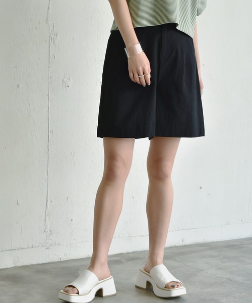 RETRO GIRL（レトロガール）の「麻ライクSPT（その他パンツ・レディース・ブラック/アイボリー/マスタード/グリーン・FREE）」の3枚目の写真