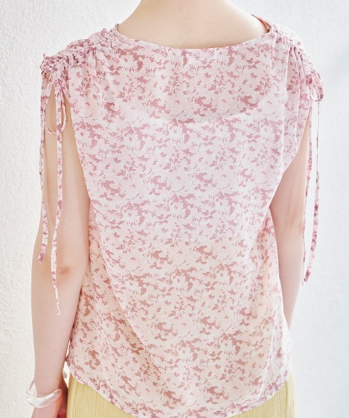 acro（アクロ）の「フラワープリントギャザーブラウス/AC1433（シャツ/ブラウス・レディース・ピンク/イエロー/ブルー/グリーン・ﾌﾘ-）」の21枚目の写真
