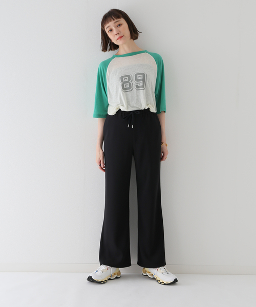 JOINT WORKS(ジョイントワークス)の「シースルーラグランTシャツ(Tシャツ/カットソー・レディース・ブラウン/グリーン・FREE)」の20枚目の写真