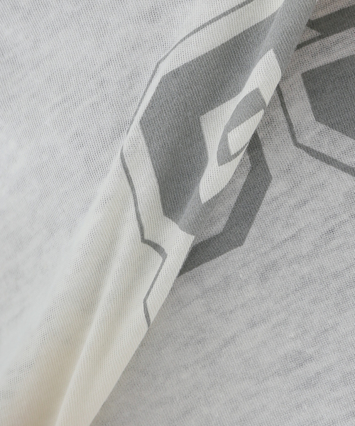 JOINT WORKS(ジョイントワークス)の「シースルーラグランTシャツ(Tシャツ/カットソー・レディース・ブラウン/グリーン・FREE)」の4枚目の写真