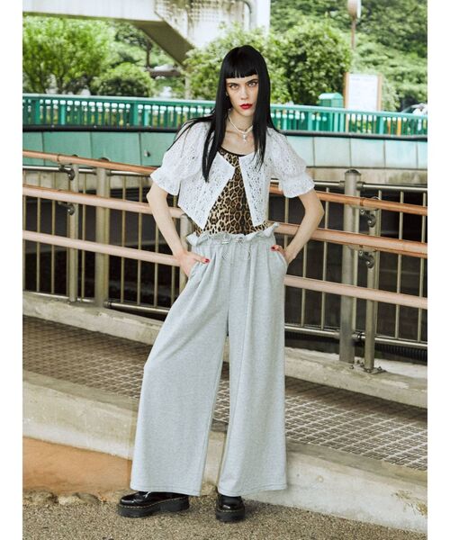 jouetie（ジュエティ）の「スクエアネックレースブラウス（シャツ/ブラウス・レディース・ブラック/レッド/オフホワイト・MEDIUM）」の16枚目の写真