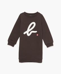 agnes b.（アニエスベー）の「K344 E ROBE キッズ サガラ刺繍 b.ロゴスウェットワンピース（ワンピース・キッズ）」