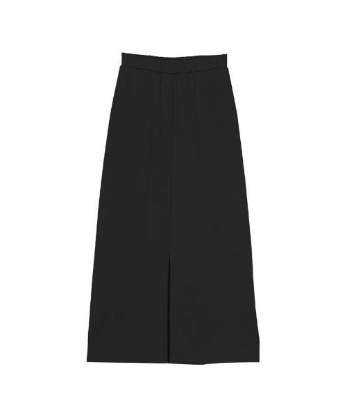 Re:EDIT（リエディ）の「[新色追加][低身長/高身長サイズ有]フロントスリットジョーゼットポンチIラインスカート（スカート・レディース・ブラック/ピンク/オレンジ/ブルー/アイボリー/グリーン/ホワイト系その他・SHORT/MEDIUM/TALL/LARGE）」の12枚目の写真