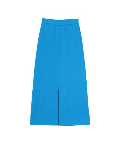 Re:EDIT（リエディ）の「[新色追加][低身長/高身長サイズ有]フロントスリットジョーゼットポンチIラインスカート（スカート・レディース・ブラック/ピンク/オレンジ/ブルー/アイボリー/グリーン/ホワイト系その他・SHORT/MEDIUM/TALL/LARGE）」の15枚目の写真