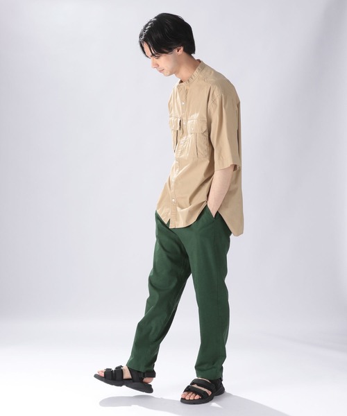 niko and...(ニコアンド)の「バイオワッシャーアーミーシャツ(シャツ/ブラウス・メンズ・ベージュ/ブルー/オフホワイト・MEDIUM/LARGE)」の5枚目の写真