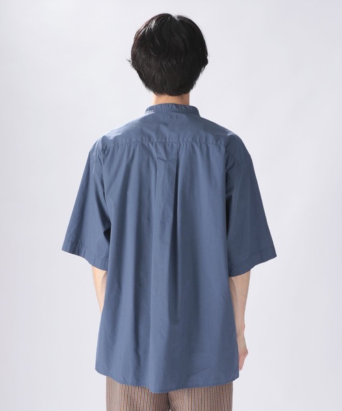 niko and...(ニコアンド)の「バイオワッシャーアーミーシャツ(シャツ/ブラウス・メンズ・ベージュ/ブルー/オフホワイト・MEDIUM/LARGE)」の9枚目の写真