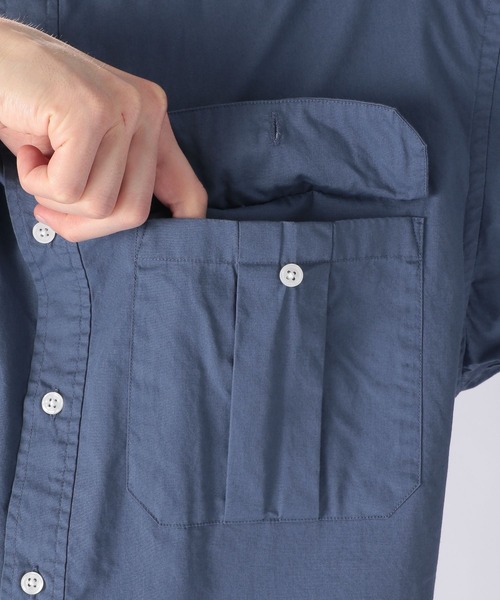 niko and...(ニコアンド)の「バイオワッシャーアーミーシャツ(シャツ/ブラウス・メンズ・ベージュ/ブルー/オフホワイト・MEDIUM/LARGE)」の12枚目の写真