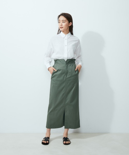 SALON adam et rope'（サロン アダム エ ロペ）の「オーバーチェックシャツ/無地（シャツ/ブラウス・レディース・ホワイト/ダークグリーン/ブルー系その他/ブラウン系その他2・FREE）」の11枚目の写真