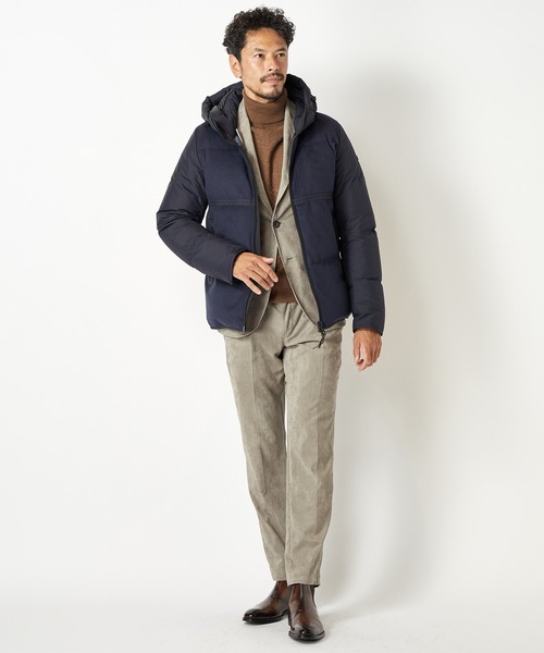 MEN'S BIGI（メンズビギ）の「コマスエードストレッチスラックス【セットアップ対応】（スラックス・メンズ・キャメル/グレー/ネイビー・01/02/03/04）」の7枚目の写真
