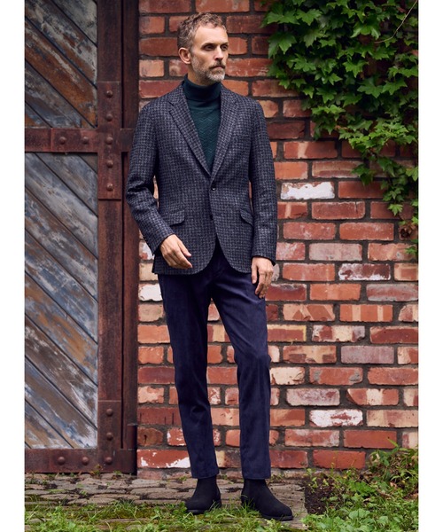 MEN'S BIGI（メンズビギ）の「コマスエードストレッチスラックス【セットアップ対応】（スラックス・メンズ・キャメル/グレー/ネイビー・01/02/03/04）」の22枚目の写真