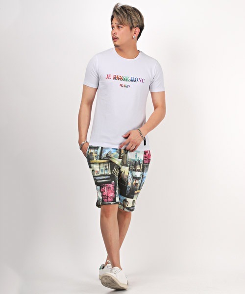 LUXSTYLE(ラグスタイル)の「立体ウレタンプリントTシャツ(Tシャツ/カットソー・メンズ・ホワイト/ブラック・M/L)」の6枚目の写真