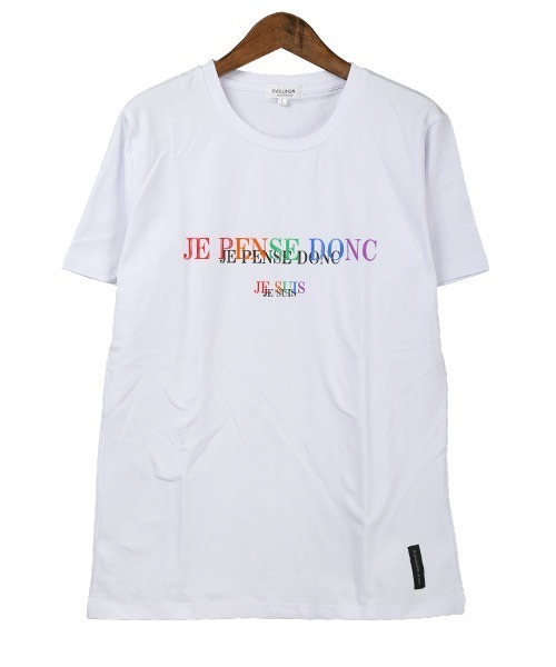 LUXSTYLE(ラグスタイル)の「立体ウレタンプリントTシャツ(Tシャツ/カットソー・メンズ・ホワイト/ブラック・M/L)」の8枚目の写真
