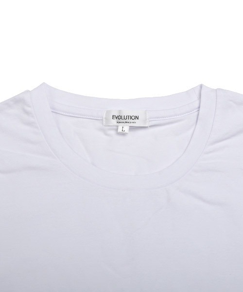 LUXSTYLE(ラグスタイル)の「立体ウレタンプリントTシャツ(Tシャツ/カットソー・メンズ・ホワイト/ブラック・M/L)」の12枚目の写真