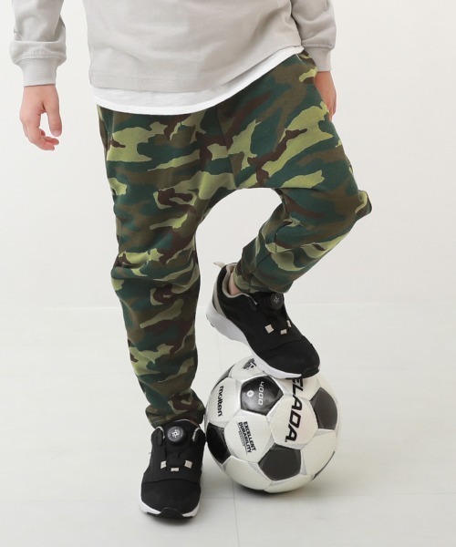 devirock（デビロック）の「プリント サルエル スウェットパンツ（スウェットパンツ・キッズ・ブラック/ベージュ/グレー/カーキ/ライトブラウン/モカ/ブラウン系その他/グレー系その他/グレー系その他2/ブラウン系その他2/その他11/その他12/その他13・80ｃｍ/90cm/110cm/100cm/120cm/130cm/140cm/150cm/160cm）」の10枚目の写真