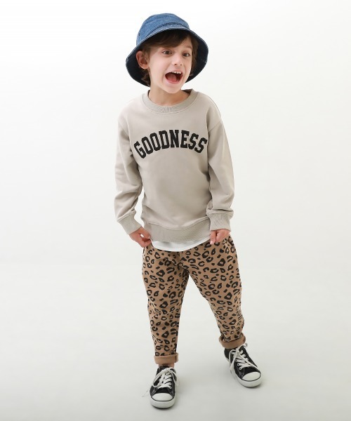 devirock（デビロック）の「プリント サルエル スウェットパンツ（スウェットパンツ・キッズ・ブラック/ベージュ/グレー/カーキ/ライトブラウン/モカ/ブラウン系その他/グレー系その他/グレー系その他2/ブラウン系その他2/その他11/その他12/その他13・80ｃｍ/90cm/110cm/100cm/120cm/130cm/140cm/150cm/160cm）」の18枚目の写真