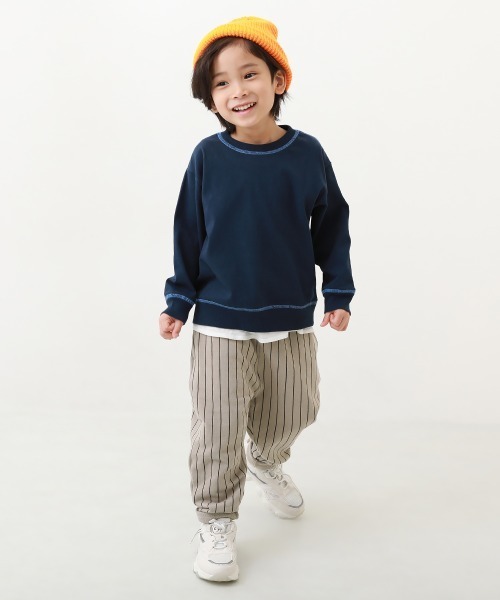 devirock（デビロック）の「プリント サルエル スウェットパンツ（スウェットパンツ・キッズ・ブラック/ベージュ/グレー/カーキ/ライトブラウン/モカ/ブラウン系その他/グレー系その他/グレー系その他2/ブラウン系その他2/その他11/その他12/その他13・80ｃｍ/90cm/110cm/100cm/120cm/130cm/140cm/150cm/160cm）」の17枚目の写真