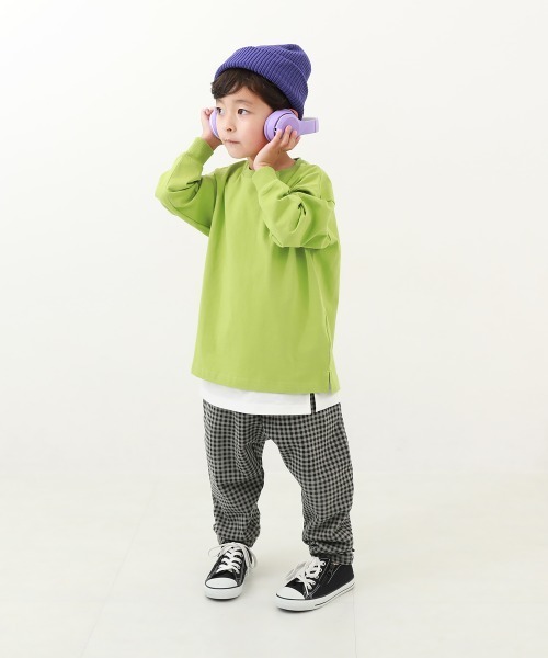 devirock（デビロック）の「プリント サルエル スウェットパンツ（スウェットパンツ・キッズ・ブラック/ベージュ/グレー/カーキ/ライトブラウン/モカ/ブラウン系その他/グレー系その他/グレー系その他2/ブラウン系その他2/その他11/その他12/その他13・80ｃｍ/90cm/110cm/100cm/120cm/130cm/140cm/150cm/160cm）」の21枚目の写真