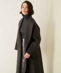 ANAYI | 【雑誌掲載】シャルムビーバーショールカラーコート(トレンチコート)
