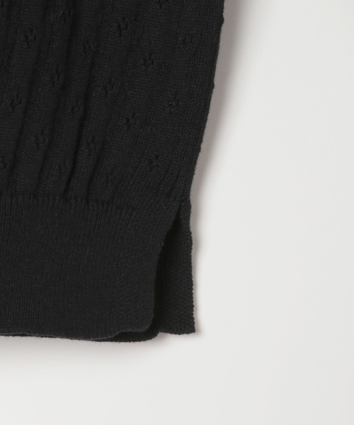 LOWRYS FARM（ローリーズファーム）の「エリツキアイレットカーディガン　347776（カーディガン/ボレロ・キッズ・ブラック/ピンク/オレンジ/アイボリー・110cm/120cm/130cm/140cm/150cm）」の8枚目の写真