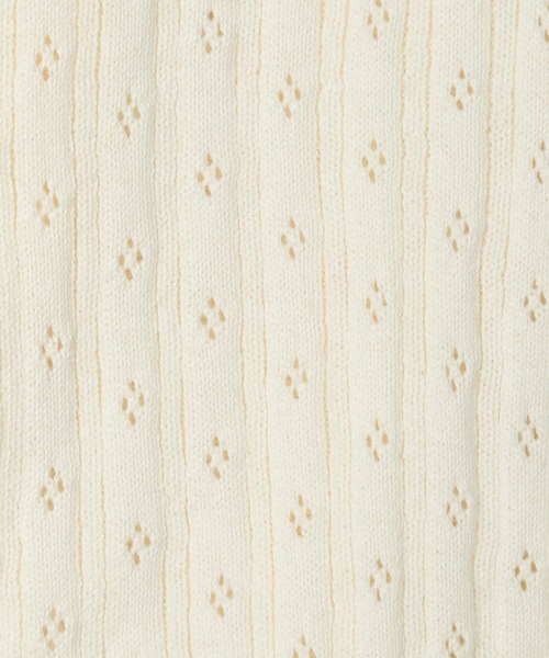 LOWRYS FARM（ローリーズファーム）の「エリツキアイレットカーディガン　347776（カーディガン/ボレロ・キッズ・ブラック/ピンク/オレンジ/アイボリー・110cm/120cm/130cm/140cm/150cm）」の12枚目の写真