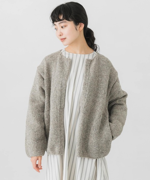 かぐれ（カグレ）の「ペルークルーネックカーディガン（カーディガン