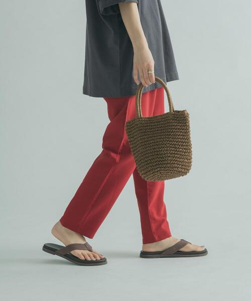 FORK&SPOON（フォークアンドスプーン）の「FORK&SPOON　リラックステーパードパンツ（その他パンツ・レディース・グレー/カーキ/レッド系その他・1/2）」の13枚目の写真