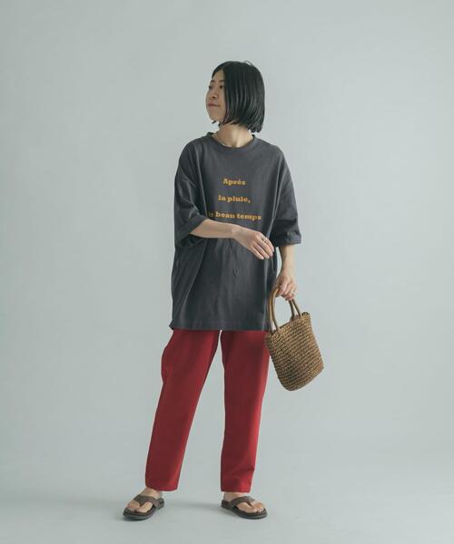 FORK&SPOON（フォークアンドスプーン）の「FORK&SPOON　リラックステーパードパンツ（その他パンツ・レディース・グレー/カーキ/レッド系その他・1/2）」の15枚目の写真