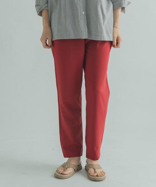 FORK&SPOON（フォークアンドスプーン）の「FORK&SPOON　リラックステーパードパンツ（その他パンツ・レディース・グレー/カーキ/レッド系その他・1/2）」の4枚目の写真