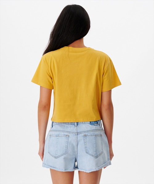 rip curl(リップカール)の「【RIP CURL リップカール】レディースプリントクロップTシャツ(Tシャツ/カットソー・レディース・ゴールド/ナチュラル/ダークブルー・SMALL/MEDIUM/LARGE/X-SMALL)」の10枚目の写真