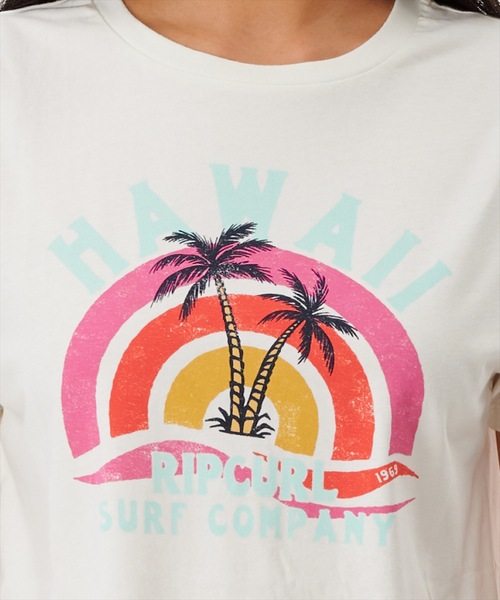 rip curl(リップカール)の「【RIP CURL リップカール】レディースプリントクロップTシャツ(Tシャツ/カットソー・レディース・ゴールド/ナチュラル/ダークブルー・SMALL/MEDIUM/LARGE/X-SMALL)」の4枚目の写真