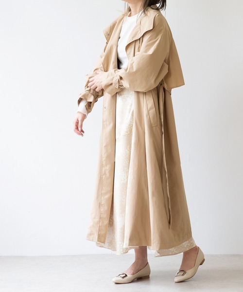 menue（メヌエ）の「バックル付きスクエアトゥフラットパンプス（パンプス・レディース・アイボリー/ブラック/グレイッシュベージュ/テラコッタ・21.5cm/22.0cm/22.5cm/23.0cm/23.5cm/24.0cm/24.5cm/25.0cm/25.5cm/26.0cm）」の11枚目の写真